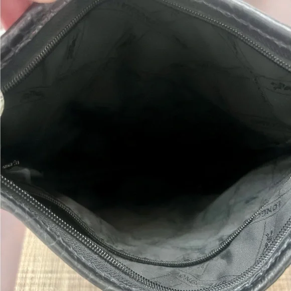 Longchamp Croc Roseau Leather Crossbody - Picture 7 of 14